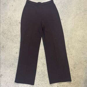 St. John Collection Chocolate Wide Leg Pants